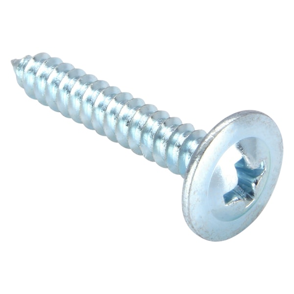 Zoro Select Sheet Metal Screw, #8 x 1 in, Zinc Plated Steel Wafer Head Phillips Drive, 100 PK U26456.016.0100 - main