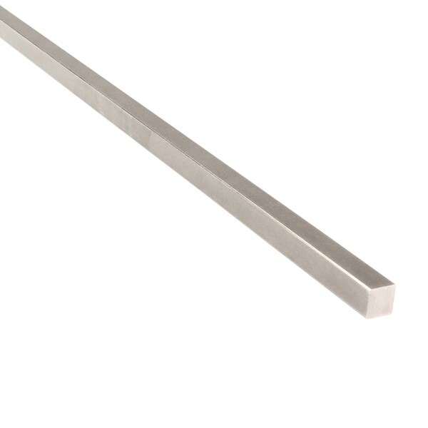 Zoro Select Undersized Key Stock, Carbon Steel, Plain, 1000 mm L, 10 mm