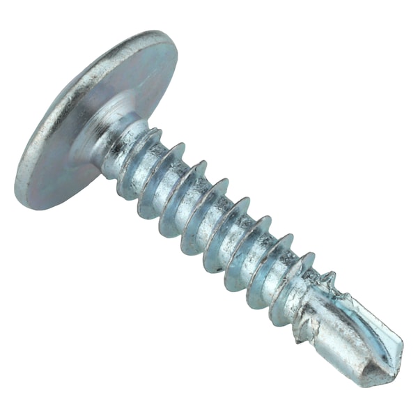 Zoro Select SelfDrilling Screw, 8 x 3/4 in, Zinc Plated Steel KLath