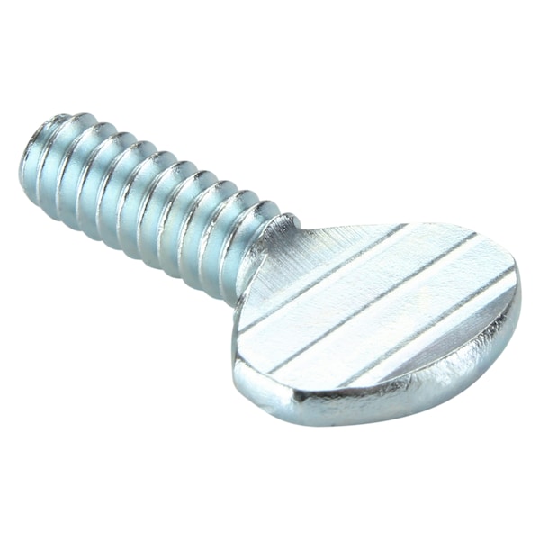 Zoro Select Thumb Screw, #10-24 Thread Size, Spade, Zinc Plated Steel, 0.39 in Head Ht, 1/2 in Lg, 25 PK TSI-100050P0-025P - main