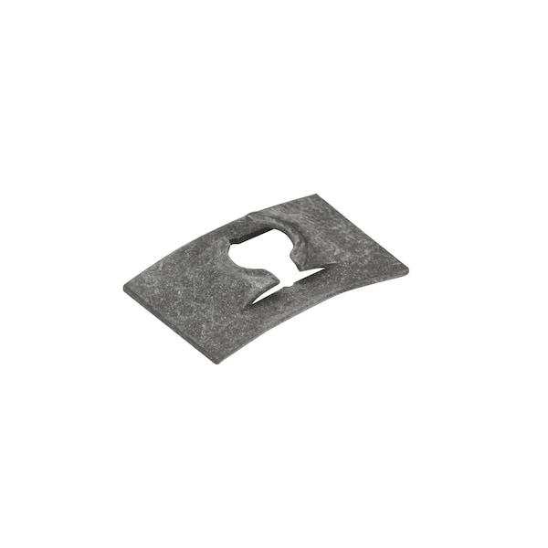 Zoro Select Spring Nut, #8-32, Flat Shape, Steel, Black Phosphate Finish, 100 PK 1LAR8 - main