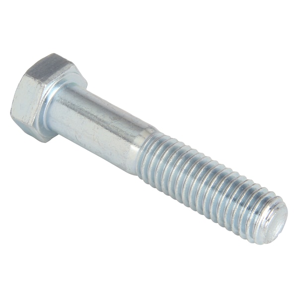 Zoro Select Grade 5, 1/2"-13 Hex Head Cap Screw, Zinc Plated Steel, 2-1/2 in L, 10 PK U01200.050.0250 - main