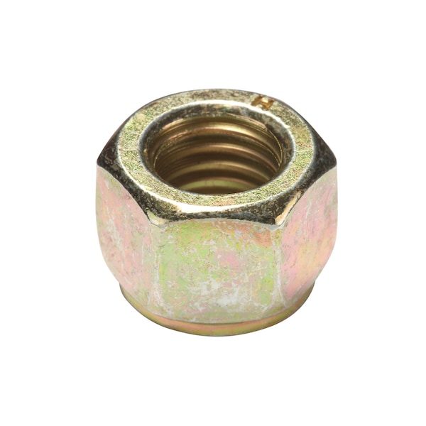 Zoro Select Nylon Insert Lock Nut, 1/2"-13, Steel, Grade 8, Yellow Zinc, 39/64 in Ht, 25 PK U12450.050.0001 - main