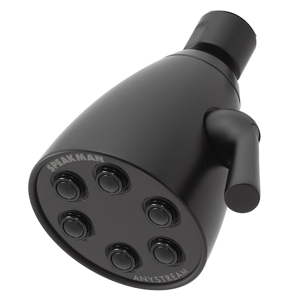 Speakman Icon Shower Head, 2.5 gpm, Matte Black S2252MB Zoro