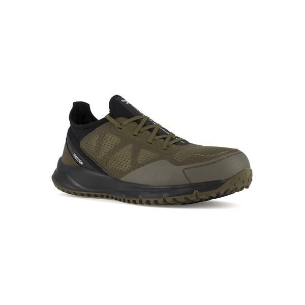 Reebok Men's Athletic Work Shoe, 7.5 Mesh and Ripstop, Sage and Black RB4092 - main