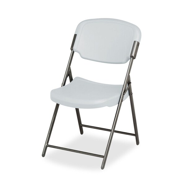 Iceberg Rough n Ready Classic Folding Chair, Platinum Granite/Charcoal, 30 PK 64343 - main