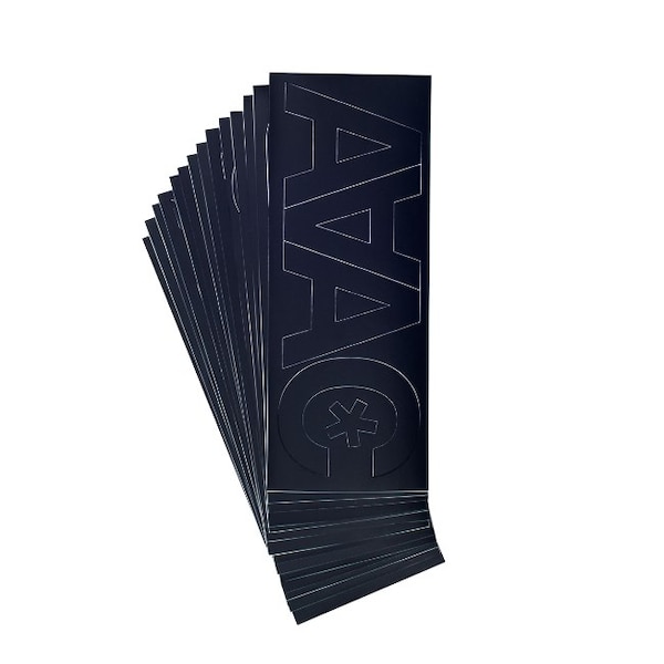 Westcott Permanent Vinyl Lettering, Helvetica 3" 15858 - main