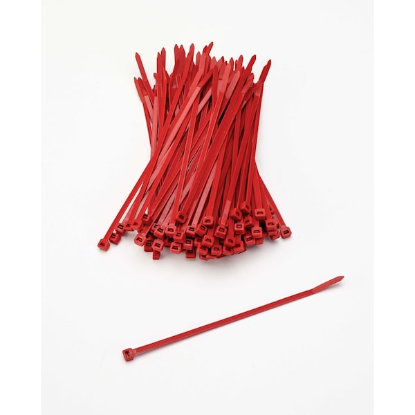 Mutual Industries Cable Tie, 7 in L, Red, Plastic, 3 PK M14970-79-7 - main