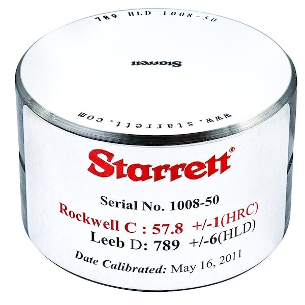 Starrett Leeb D Test Block For 3811A HT-1300-01