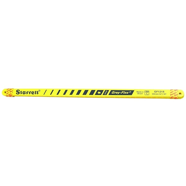 Starrett Hacksaw Blade, Carbon Steel, 12x1/2x0.025" GF1218 - main