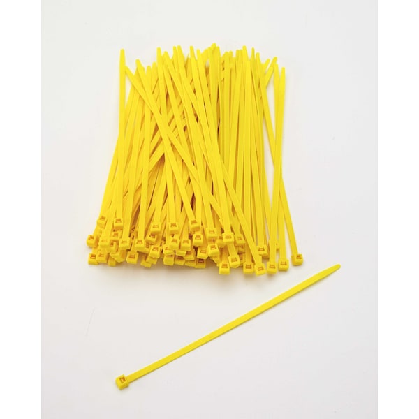 Mutual Industries Cable Tie, 7 in L, Yellow, Plastic, 3 PK M14970-41-7 - main
