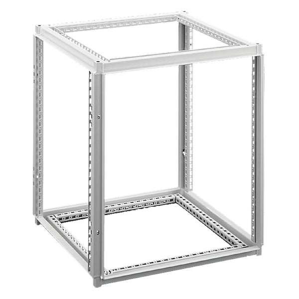 Nvent Hoffman Single-Bay Frames, 700x600x600mm, Lt Gray, Steel PF766 - main