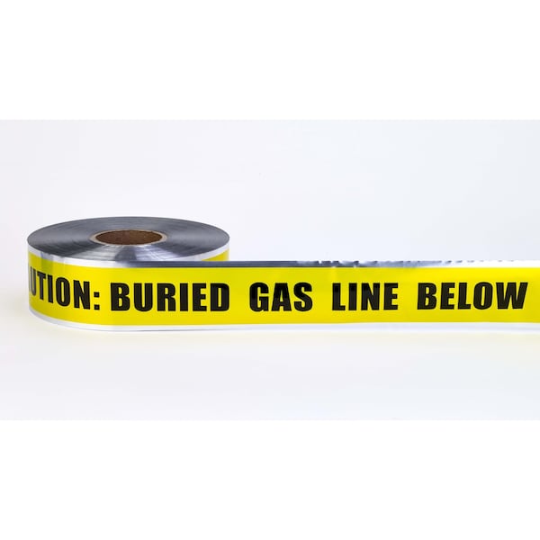 Mutual Industries Polyethylene Underground Gas Line Detect, 3 inch Height, 9 in Width, Poly 17774-41-3000 - main