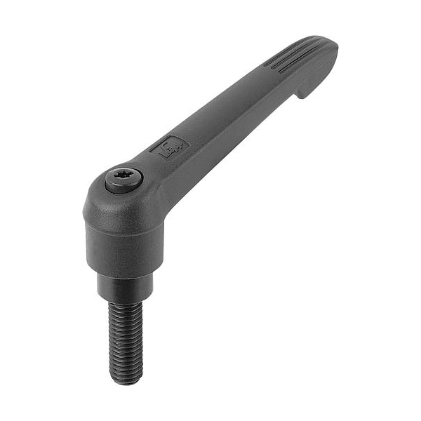 Kipp Adjustable Handle M5, Ext, 0.39, 1.85, MD, NG K0269.1051X10