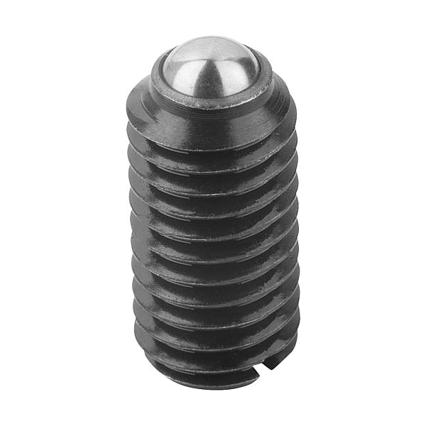 Kipp Spring Plunger Heavy Spring Force D=1032 L=12, Steel, Comp Ball Steel K0309.2A1 Zoro
