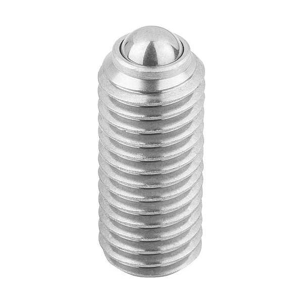 Kipp Spring Plunger Standard Spring Force D=1/420 L=14, Stainless