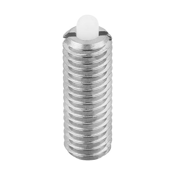 Kipp Spring Plunger Spring Force D=M04 L=15, Stainless Steel, Comp: Pin Pom K0320.04 - main