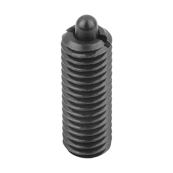 Kipp Spring Plunger Standard Spring Force, LongLok D=1/428 L=20
