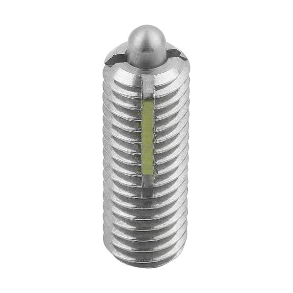 Kipp Spring Plunger Standard Spring Force, Long-Lok D=M06 L=20, Body & Pin Stainless Steel K0329.06 - main