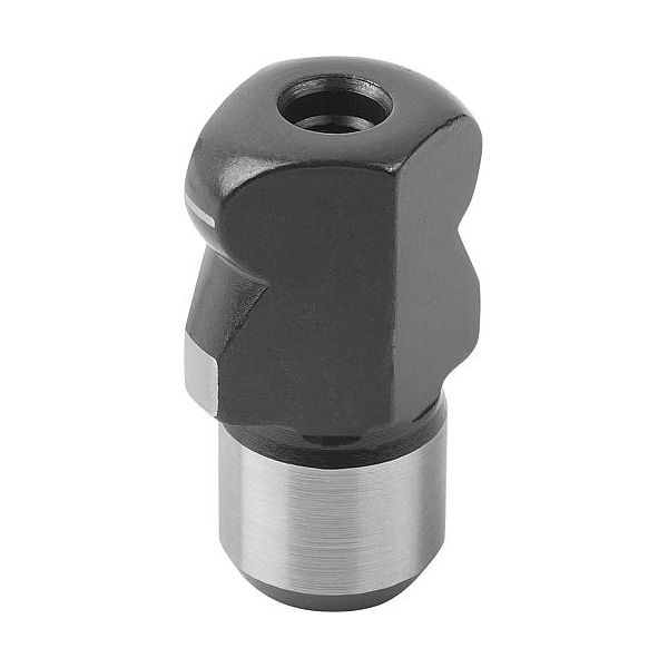 Kipp Locating Pin With Ball-End, Flattened, C=25, Form: D Tool Steel K0351.252
