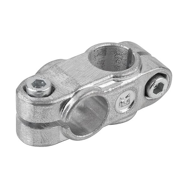 Kipp K0472.5CSCS 31.00 Tube Connctor, Cross Clamp, 4 Way, Aluminum