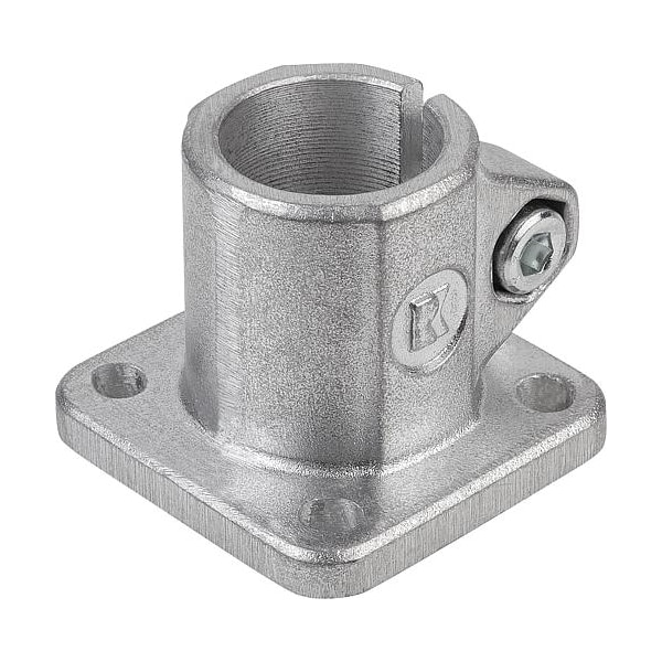 Kipp Tube Clamp With Foot M=105 G=105 L=85 Aluminum, For Round Tubes, Comp: Steel, A=2" K0477.5D4 - main