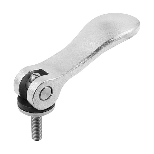 Kipp Cam Lever Adjustable, Stainless Steel Electropolished, Size: 0, 10-24X40, A=52, 3, B=18 K0647.05120A0X40 - main