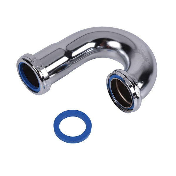 Dearborn Brass J-Bend Sink J-Bend, 1-1/2" Pipe Dia., Brass 655W-1 - main