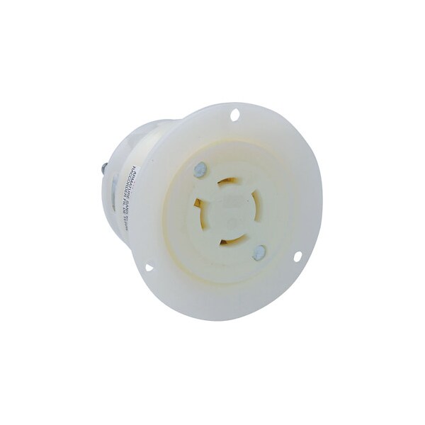 Leviton 20A Flanged Outlet Locking Receptacle 3P 4W 250V 2426