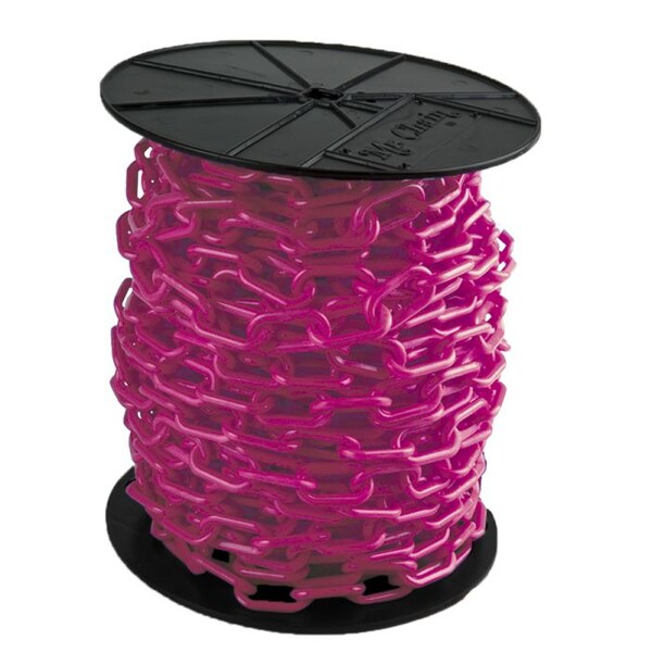 Mr. Chain Magenta Plastic Chain 1"(#4, 25 mm)x250 10118 - main