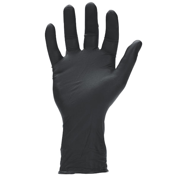 SW SAFETY Black, L, 8.5 mil, Nitrile PowderFree, Nitrile Exam Gloves