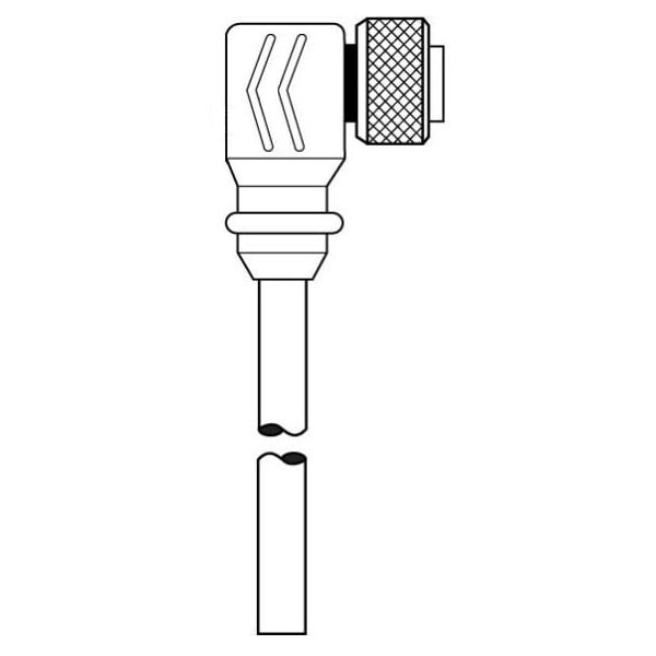 Ericson MIN-SYNC SGL END FEM 90 10P 3FT PVC 810F9003A - main
