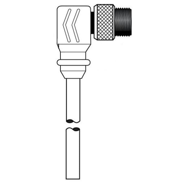 Ericson MICR-SYNC DL KEY SGL END M 90 5P 12FT PV 75M9E012F - main