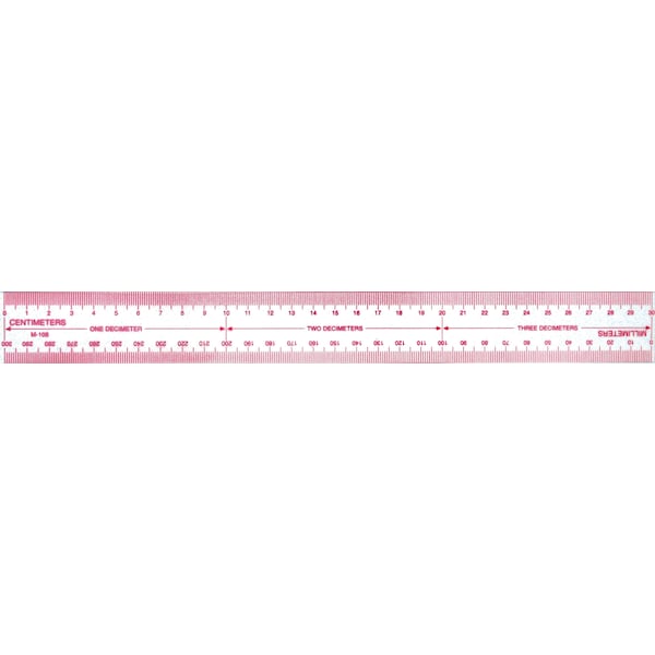 Westcott Rulers, 30 cm Metric ruler M-108 - main