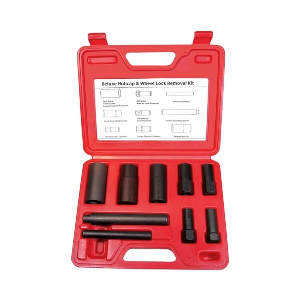 K tool international kti 71910 81 25 locking lug nut remover kit