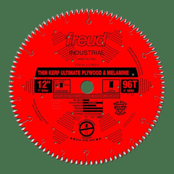 Freud Thin Kerf Ultimate Plywood and Melamine LU79R012 - main
