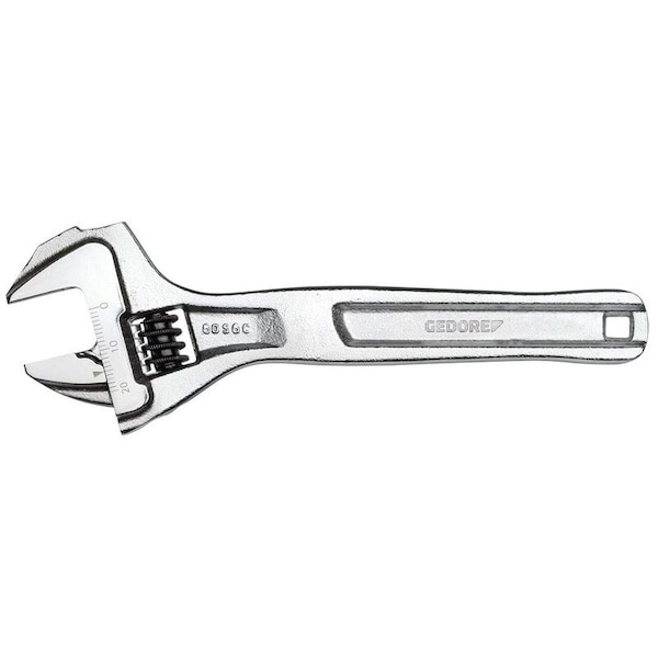 Gedore Adjustable Wrench 10", Chrome 60 S 10 C Zoro