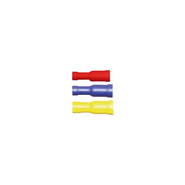 Quickcable Bullet Terminal, 0.180 in Stud Size, 14 AWG, 600 V, PVC Insulated, Blue, 1000 PK 160267-1000 - main