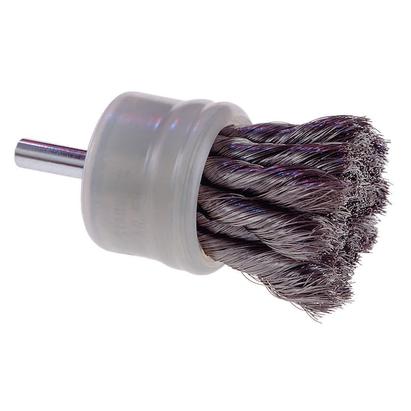 Osborn Knot Wire Coated End Brush, Stainless, 1" 0003004000