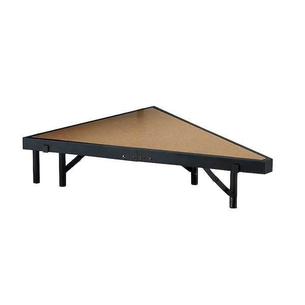 National Public Seating Stage Pie Compatible with a 4 Ft. x 8 Ft. x 8" Stage, Hardboard Floor SP488HB - main