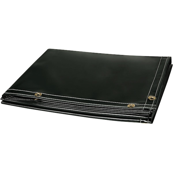 Steiner Welding Curtain, Transparent Vinyl, 6 ft W., 6 ft H., 13 oz/sq yd, 150 Degrees F Withstand Temp. 322-6x6 - main