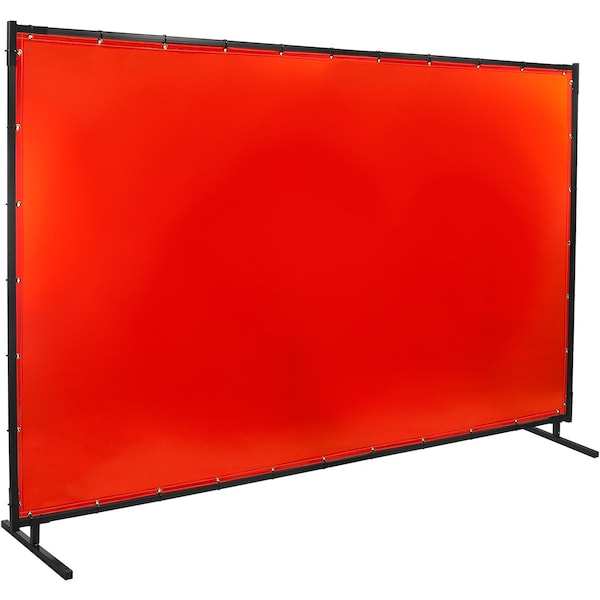 Steiner Welding Screen, Transparent Vinyl, 10 ft W., 6 ft H., 36 oz/sq yd, 150 Degrees F Withstand Temp. 548HD-6X10 - main