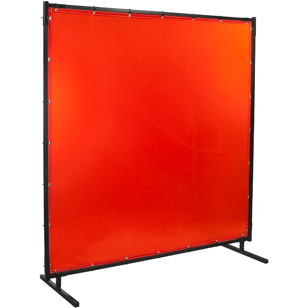 Steiner Welding Screen, Transparent Vinyl, 8 ft W., 8 ft H., 36 oz/sq yd, 150 Degrees F Withstand Temp. 548HD-8X8 - main