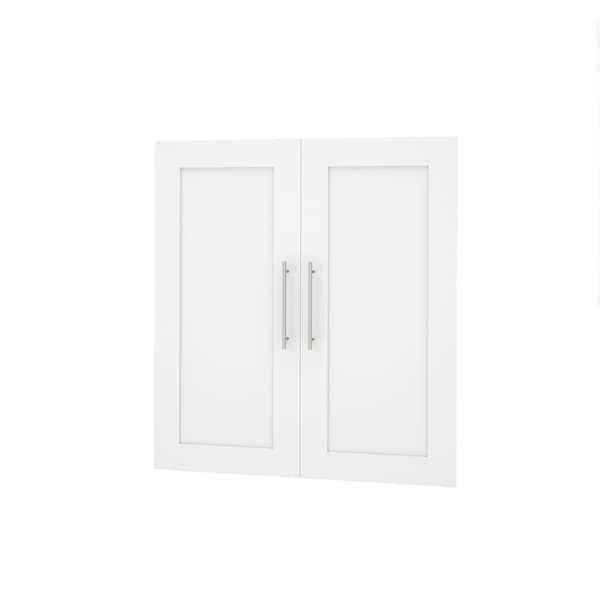 Bestar Door Set For 36" Storage Unit, White 26166-1117