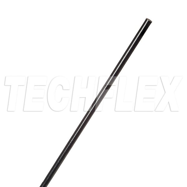 Techflex Braided Cable Sleeve, 50 ft, Fiberglass, Black VGAG.01BK - main