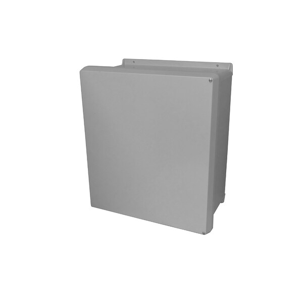 Vynckier Screws Electrical Enclosures, 7.32 in H, 4.92 in D, 7.32 in W, NEMA 4X, Fiberglass VJ606HW - main