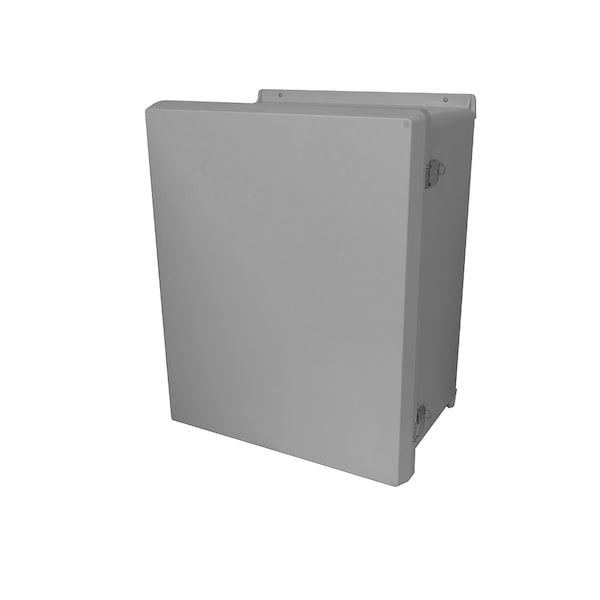 Vynckier Padlockable Latch Electrical Enclosures, 11.32 in H, 5.4 in D, 9.32 in W, NEMA 4X, Fiberglass VJ1008HWPL1 - main