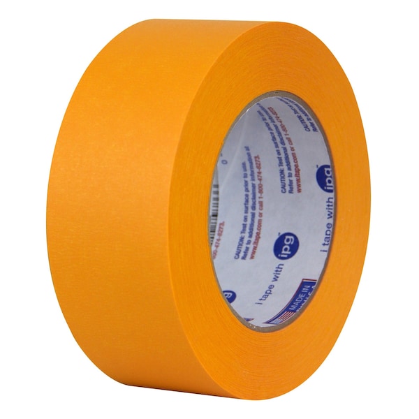 Intertape Med. Grade Paper Masking Tape, 48Mmx54.8, 1.89" W x 54.8" L, Orange, Natural Rubber/Resin Adhesive PG5 - main
