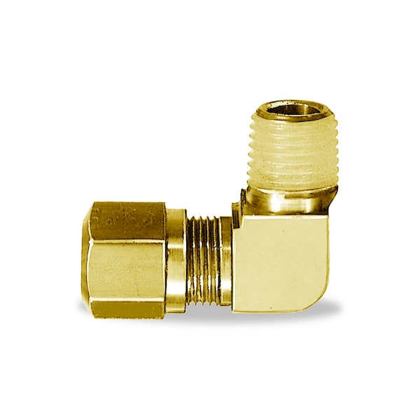 Velvac Air Brake, Nylon, Male Elbow, 3/8"x1/2" 016968 - main