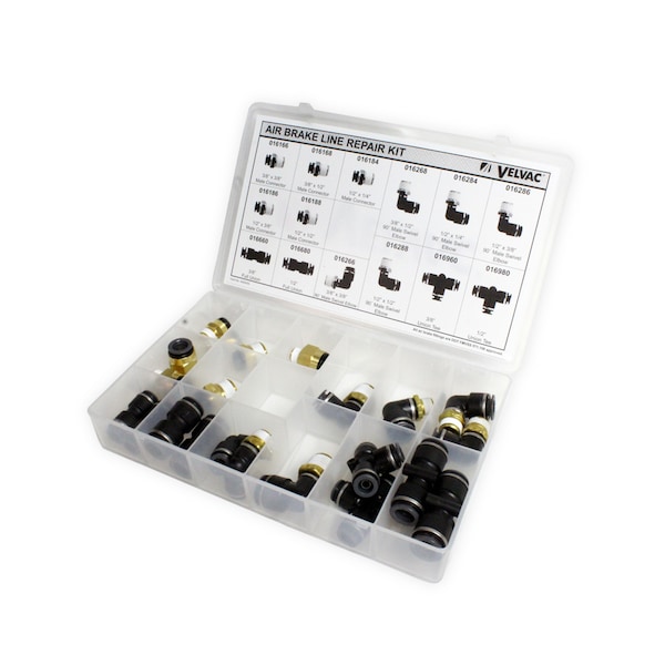 Velvac Air Brake, Line Repair Kit 690033 Zoro